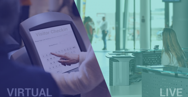 Can a Virtual Receptionist be as Friendly as a Live Receptionist?
